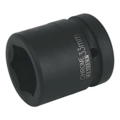 33mm Forged Impact Socket - Inch Sq Drive - Chromoly Impact Wrench Socket