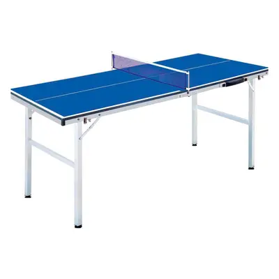 Folding Mini Table Tennis Table - 150x67cm - Indoor Home Garage Ping Pong Table