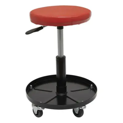 Pneumatic Mechanics Seat - Swivel Action - Lever Operated - Padded Cushion