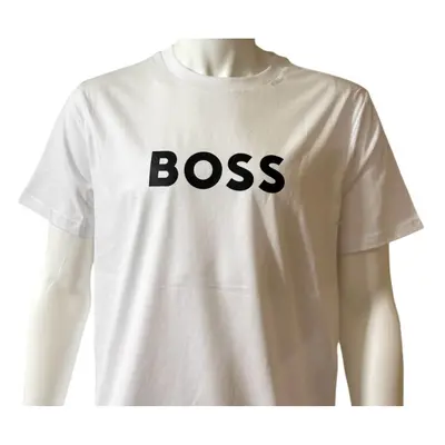 (L) Boss Men's Cotton Regular Fit T-Shirt Black