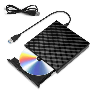 External CD DVD Drive for Laptop, USB 3.0 CD Reader Slim Portable DVD Player for Laptop USB DVD 