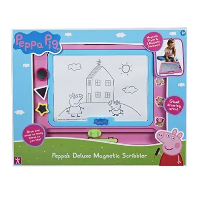 Peppa Pig Deluxe Magnetic Scribbler Drawing Board Educational Kids Creative Travel Toys Gift for