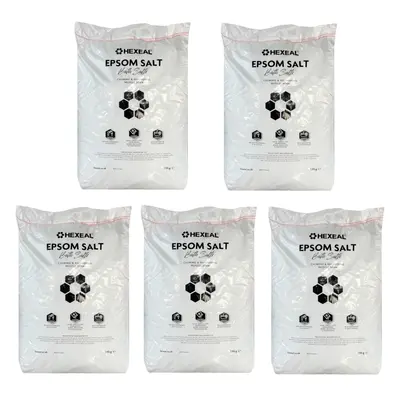 Hexeal Epsom Salt 125kg â x 25kg Bags of Food Grade Magnesium Sulphate