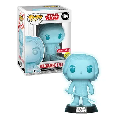 Funko POP! Star Wars Holographic Kylo Ren Target Exclusive comes with Chalice Collectible Case