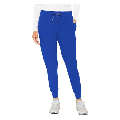 Med couture Womens Peaches collection Seamed Jogger Scrub Pant Royal