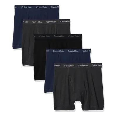 Calvin Klein Men's Cotton Classics 5-Pack Boxer Brief Blue Shadow