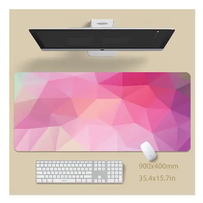 (Triangle SS (6), 900x400x4mm) Minimalist Large Desk Pads Big Computer Mousepads Gaming Mousepad