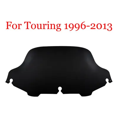 (8inch Black 96-2013) 4.5"-10.5" Wave Windshield Fairing Windscreen For Harley Electra Street