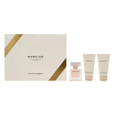 Narciso Rodriguez Cristal Piece Gift Set: Eau De Parfum 50ml - Shower Gel 50ml - Body Lotion 50m