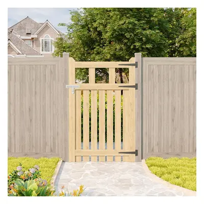 (76cm W x 120cm H) Outdoor Wooden Garden Gate Fence Door