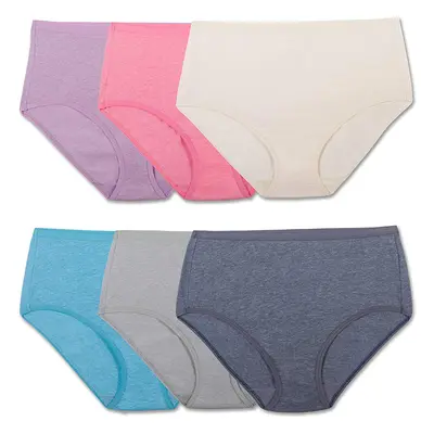 Fruit of the Loom Women's Beyondsoft Panties Brief-Cotton Blend-6 Pack