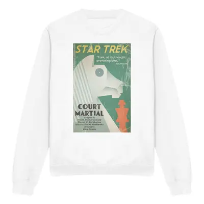 (M, White) Star Trek Unisex Adult The Original Series Episode Sweatshirt