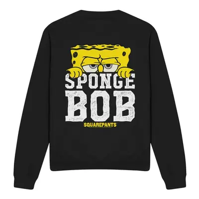 (XL, Black) SpongeBob SquarePants Unisex Adult Large Icon Sweatshirt