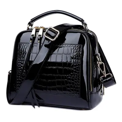 (black) Women Pu Leather Handbags Shell Bag Female Luxurious Shoulder Bags