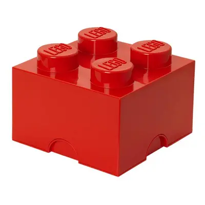 LEGO Red Storage Box Brick Bright Medium