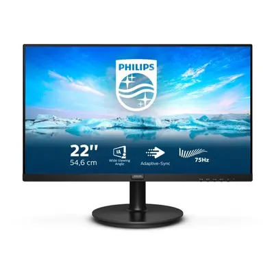 Philips V Line 222V8LA/00 computer monitor 54.6 cm (21.5") x pixels Full HD LCD Black