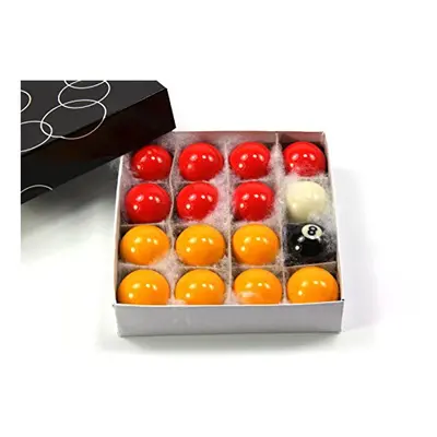 Kids Small 38mm Economy RED & YELLOW Pool Balls - Ball Set â 1/2 Inch Size