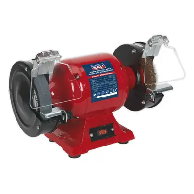 150mm Heavy Duty Bench Grinder with Wire Wheel 450W Copper Wound Induction Motor