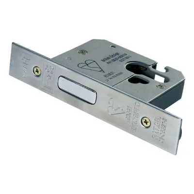 Euro Profile High Security Cylinder Deadlock Replacement Case Only Satin Steel