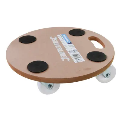 250KG Platform Dolly 380mm Round Heavy Box Moving Castor Wheel Safety Trolley