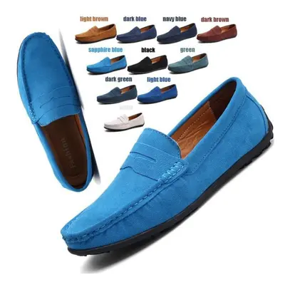 (black, 43) Fashion Men&apos;s Shoes Casual Fashion Shoes Suede Men&apos;s Loafers Loafers Men&a