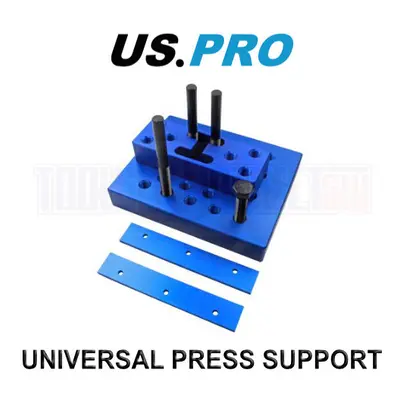 US PRO Tools Universal Adjustable Press Support Block Plate Bearings Bushes Base