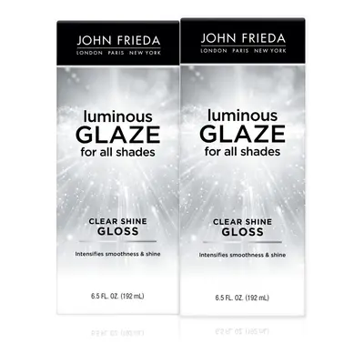 John Frieda Luminous Glaze Clear Shine Hair Gloss Anti-Fade Color Enriching Gloss Safe for Color