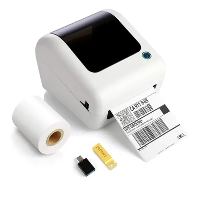 JADENS Bluetooth Shipping Label Printer, Thermal Label Printer for Address Postage Small Busines