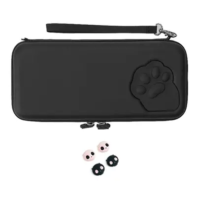 (Switch Lite Black) Cute Cat Carrying Case for Nintendo Switch Protective Case Cover Storage Bag