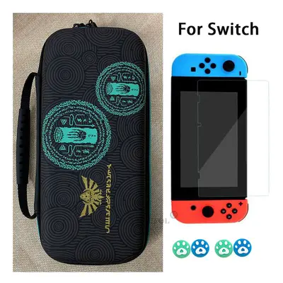 (For Switch Pack B) For Nintendo SwitchConsole Cartoon Storage Bag Game Theme for Zelda-King Wat