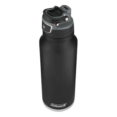 Coleman AUTOSEAL FreeFlow Stainless Steel Water Bottle Black oz