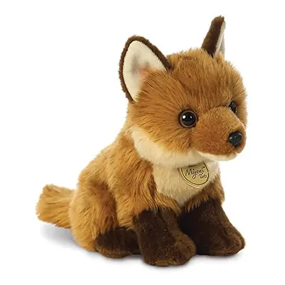 26283, 26373, MiYoni Tots Fox Kit, 9In, Eco-friendly soft toy, Brown