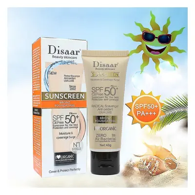 Disaar Sunscreen Waterproof Sweatproof Sunscreen Hydrating Sunscreen Sunscreen