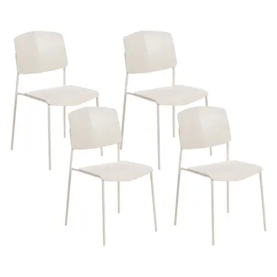 Set of Dining Chairs ASTORIA Beige