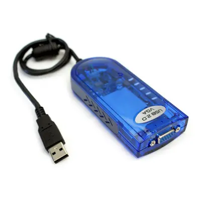 USB to VGA Extended Display Graphics Card Converter Adapter Second PC Monitor