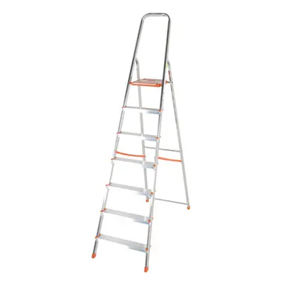 1.5m Lightweight Aluminium Platform Step Ladders Tread Anti Slip DIY Steps