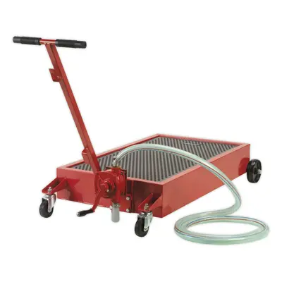 64L Low Level Oil Drainer with Rotary Pump - 2.5m Hose - Fully Portable