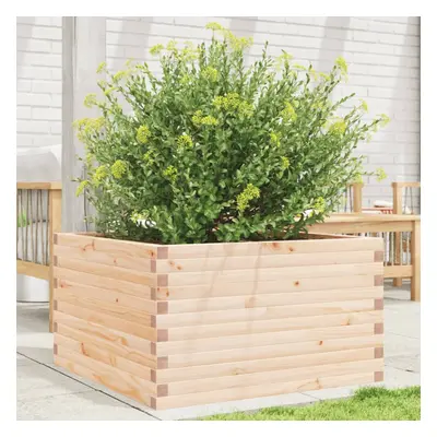 vidaXL Garden Planter 80x80x45.5 cm Solid Wood Pine