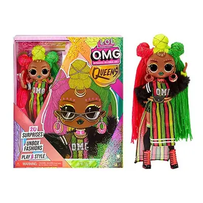 L.O.L. Surprise! 579908EUC LOL OMG Queens Fashion Doll-SWAYS-with Surprises Including Outfit, Ac