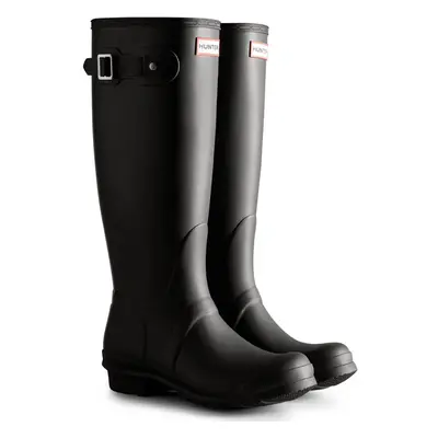 (Black, (Adults')) Hunter Womens Original Tall Rubber Women's Black Wellington Boots