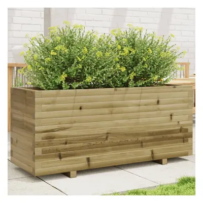 vidaXL Garden Planter 110x40x49.5 cm Impregnated Wood Pine