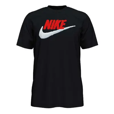 Nike Sportswear Men's T-Shirt Crew Neck Shirts for Men with Swoosh University Red/Sail/Black