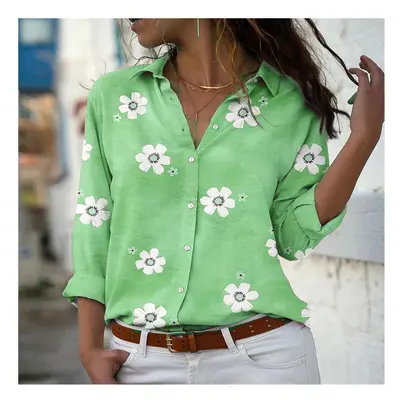 (wsx2837, XXL) hot style ladies shirts fashionable women's Hawaiian shirts long sleeves outdoor 