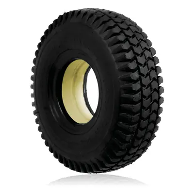 SPARES2GO Mobility Scooter Tyre 3.00 x Solid Block Tread 300x4 260x85 No Puncture