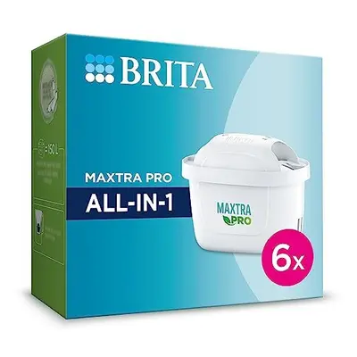 BRITA MAXTRA PRO All-in-1 Water Filter Cartridge Pack - Original BRITA refill reducing impuritie