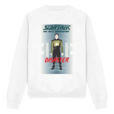 (S, White) Star Trek Unisex Adult The Next Generation Season Episode Sweatshirt