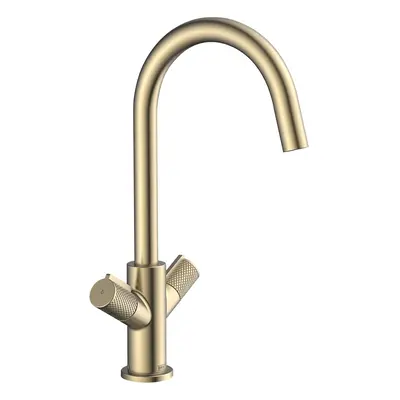 Bristan Fern Easyfit Kitchen Sink Mixer Brushed Brass Tap