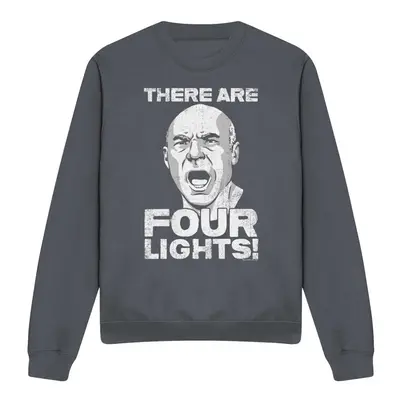 (XL, Charcoal) Star Trek Unisex Adult Four Lights Sweatshirt