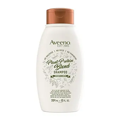 Aveeno Strength & Length Plant Protein Blend Shampoo, Vegan Formula for Strong Healthy-Looking H