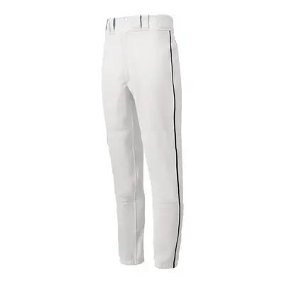 Mizuno mens Premier Piped Pant White-black X-Large